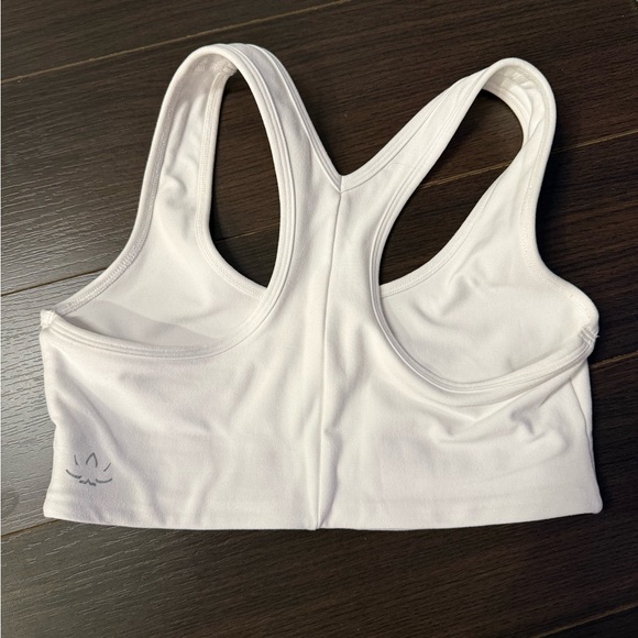 Beyond Yoga Spacedye Simplicity White Sports Bra, Small - Picture 6 of 6
